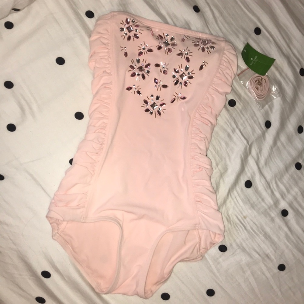 Kate spade pink one piece swimsuit